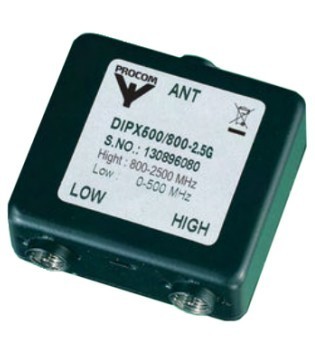 Procom Diplexer 500/800 2.5g Weiche 0-500 und 800-2500 MHz